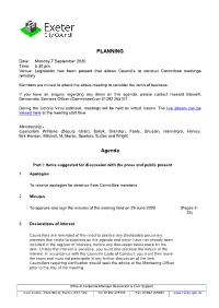 Agenda Document for Planning Committee, 07/09/2020 17:30