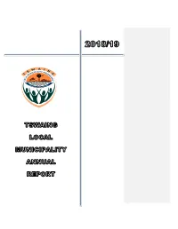 Annual Report 2018-19 Tswaing LM