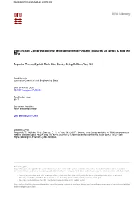 Density and Compressibility of Multicomponent N-Alkane Mixtures up to 463 K and 140 Mpa