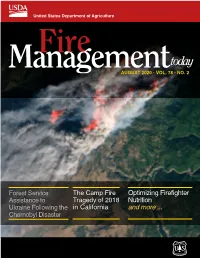 Fire Management Today, Vol 78, No. 2, August 2020