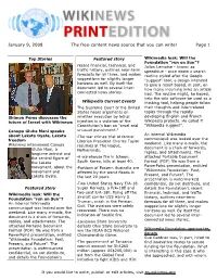 January 9, 2008 the Free-Content News Source That You Can Write! Page 1