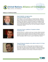 Editors-In-Chief/Journalists
