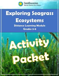 Exploring Seagrass Ecosystems Distance Learning Module Grades 3-8