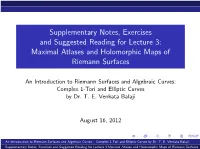 Maximal Atlases and Holomorphic Maps of Riemann Surfaces