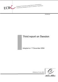 Third Report on Sweden