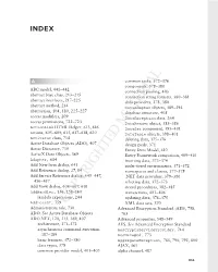 COPYRIGHTED MATERIALXML Data Sets, 370 Administrators Role, 730 Advanced Encryption Standard (AES), 758, ADO