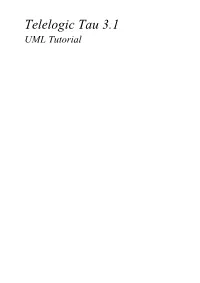 Telelogic Tau 3.1 UML Tutorial © 2002-2007 Copyright Telelogic AB