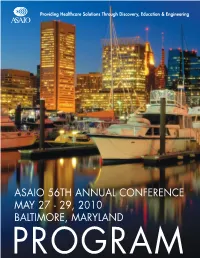 29604 ASAIO Program 2010