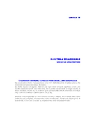 Il Sistema Relazion Ale Mob Ilità E N Frastru Ttu Re