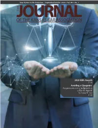 2020 KBA Awards Avoiding a Quagmire
