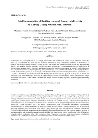 Brief Documentation of Basidiomycota and Ascomycota Diversity in Gunung Gading National Park, Sarawak