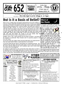 But Is It a Basis of Belief?