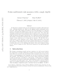 Scalar Multivariate Risk Measures with a Single Eligible Asset