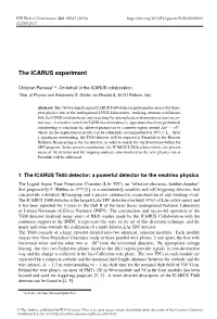 The ICARUS Experiment