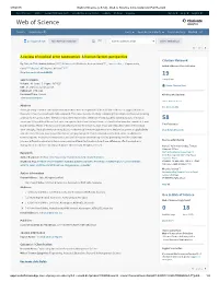 Web of Science [V.5.32] - Web of Science Core Collection Full Record