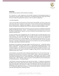 BOIPATONG by Dave Steward, Chairman of the FW De Klerk Foundation