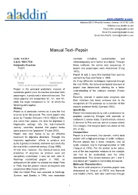Manual Text--Pepsin