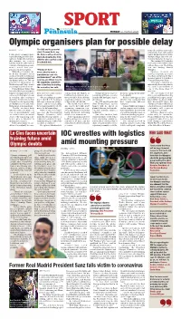 Olympic Organisers Plan for Possible Delay