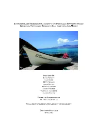 Ecosystem-Based Fisheries Management of Commercially Important Species