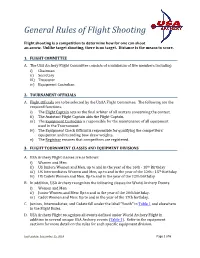 General Rules of Flight Shooting