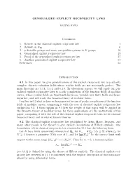 GENERALIZED EXPLICIT RECIPROCITY LAWS Contents 1