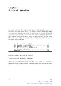 Stochastic Volatility