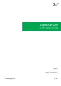 University College London: Library DDA Works PPG15 Justification