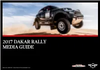 2017 Dakar Rally Media Guide