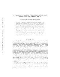 A Strong Open Mapping Theorem for Surjections from Cones Onto Banach Spaces