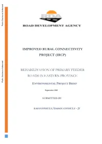 Environmental Project Brief