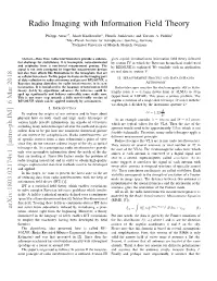 Radio Imaging with Information Field Theory