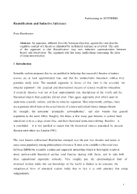 Ramsification and Inductive Inference