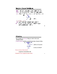 Aliases, Intro. to Optimization