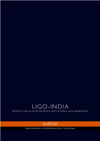 Ligo-India Proposal for an Interferometric Gravitational-Wave Observatory