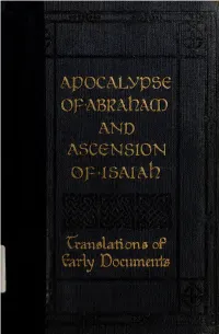 The Apocalypse of Abraham
