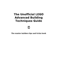 The Unofficial LEGO Advanced Building Techniques Guide 8