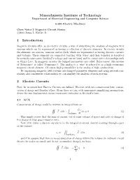 6.685 Electric Machines, Course Notes 2: Magnetic Circuit Basics