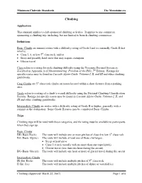 Sample Minimum Standard
