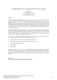 The Implementation of a 2+1 Road Scheme in Ireland: a Case for Australia?