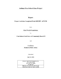 Asthma Free School Zone Project Report