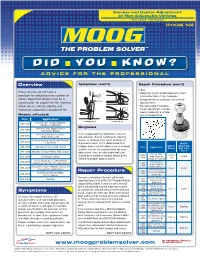 Camber and Caster Adjustment on Non-Adjustable Vehicles Various Vehicles DY K0 8-10 2
