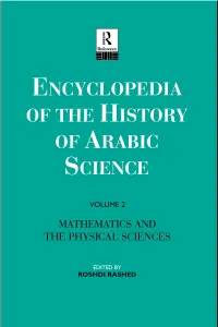 Encyclopedia of the History of Arabic Science. Volume 2, Mathematics