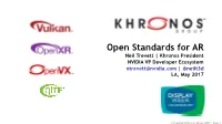 SID Khronos Open Standards for AR May17