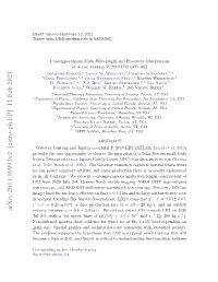 Arxiv:2011.09993V2 [Astro-Ph.EP] 11 Feb 2021 Velocity Between V ∼ 0.6 − 3.3 M/S