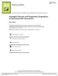 Entangled Histories and Imaginative Geographies of Technoscientific Innovations