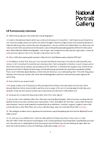 Jill Furmanovsky Interview