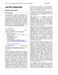 Section II: Summary of the Periodic Report on the State of Conservation, 2006