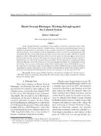 Shanti Swarup Bhatnagar, Working Through/Against the Colonial System