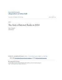 The State of Internet Radio in 2010