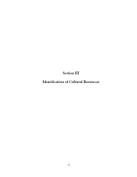 Cultural Resources
